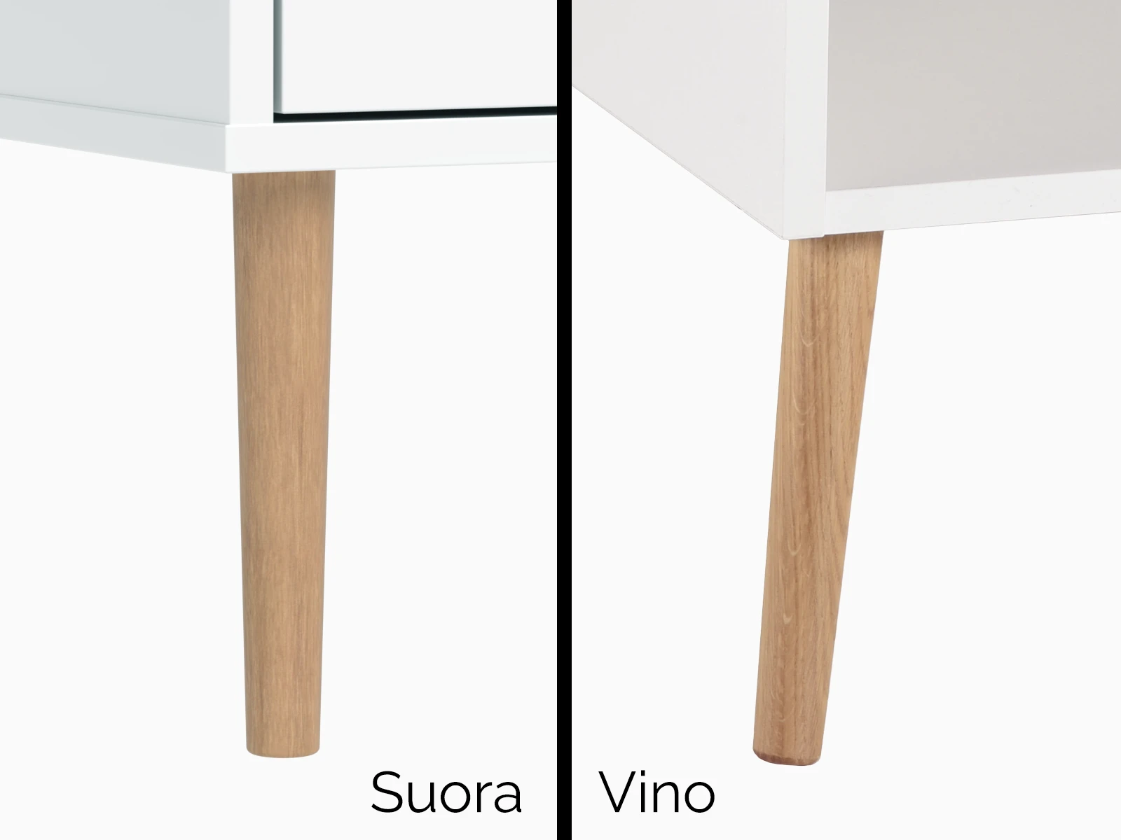 Tammijalat suora ja vino