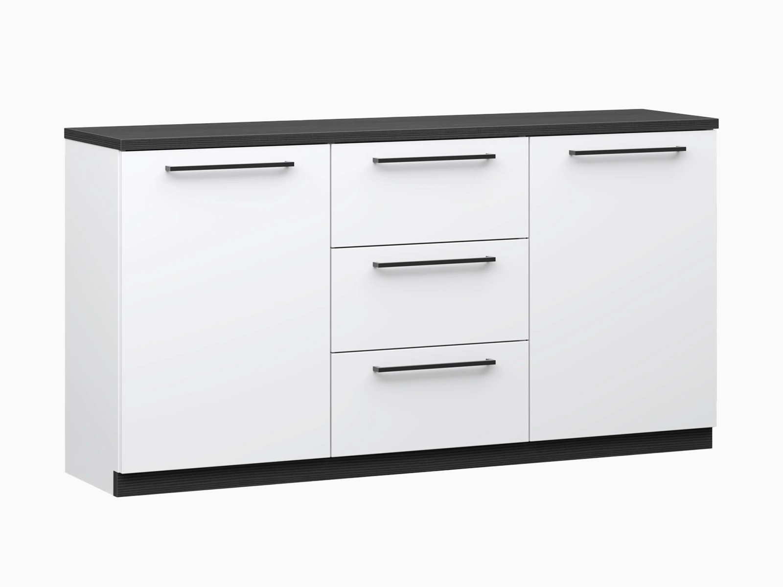 Hiili Senkki 135 cm 3 laatikkoa 2 ovea