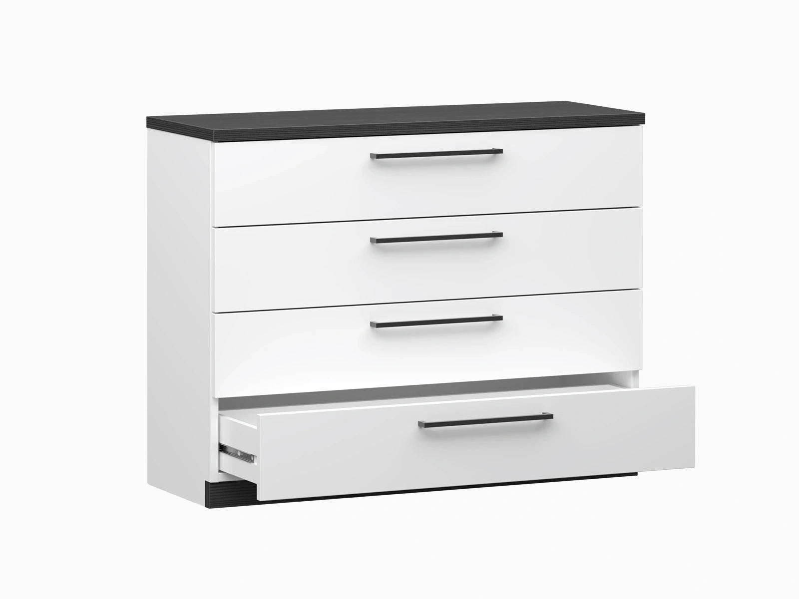 Hiili lipasto 4 laatikkoa auki