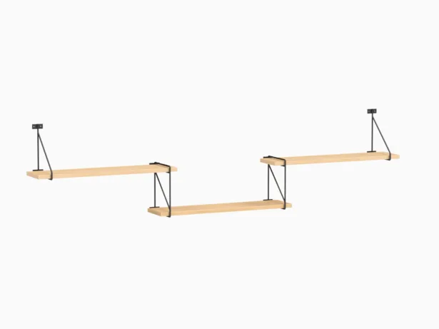 RIN24 Seinähylly bar & rod tammi