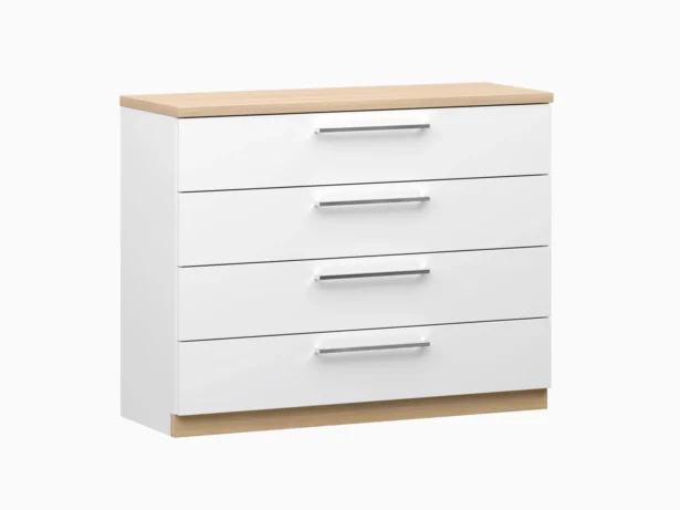 Hetki lipasto 90 cm 4 laatikkoa tammi