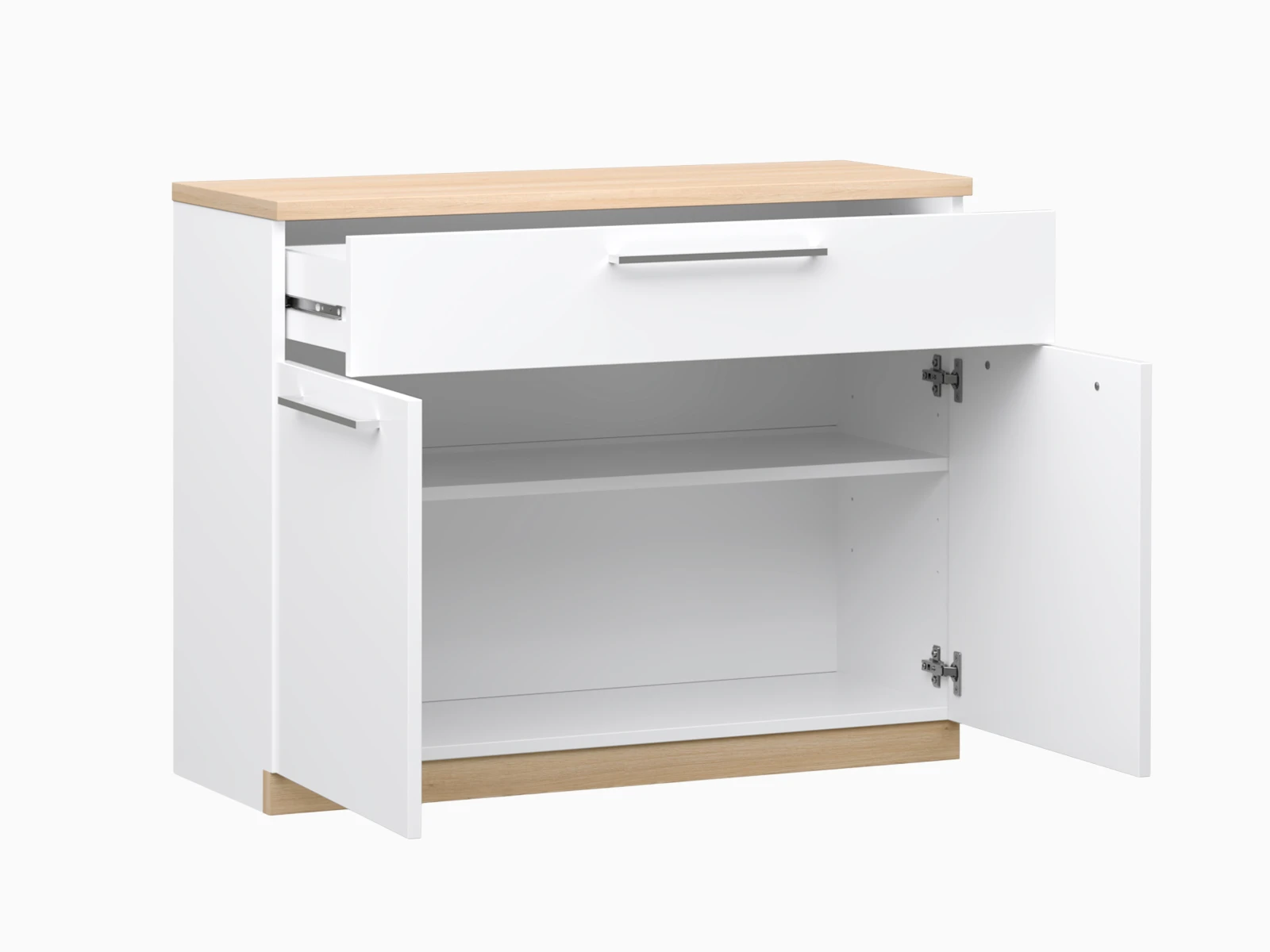 Hetki Lipastokaappi 90 cm ovet auki