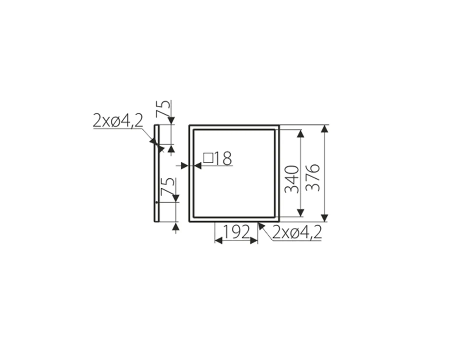 Row hyllykehys 376 mitat
