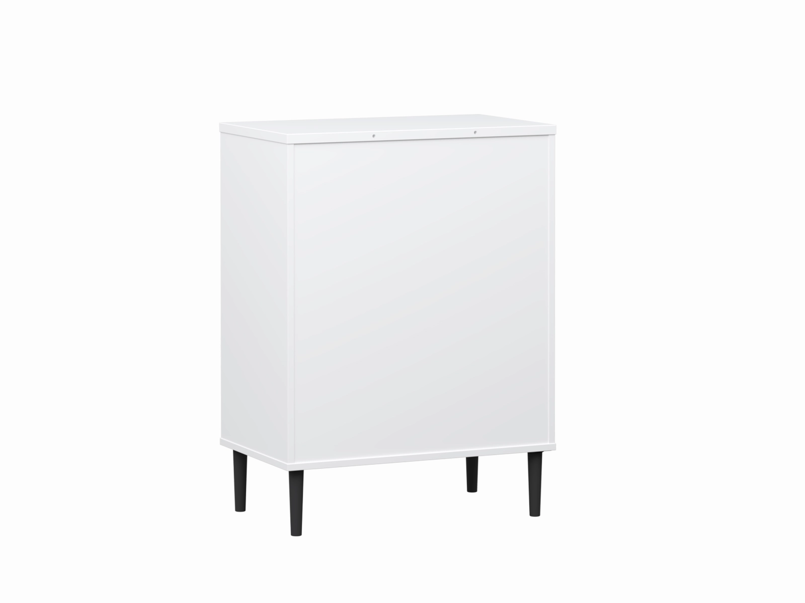 Nyytti Lipasto hoitotasolla valkoinen ja musta nuppivetimillä - Image 7