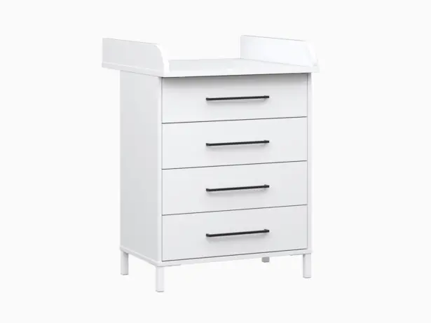 Nyytti Lipasto hoitotasolla valkoinen ja musta