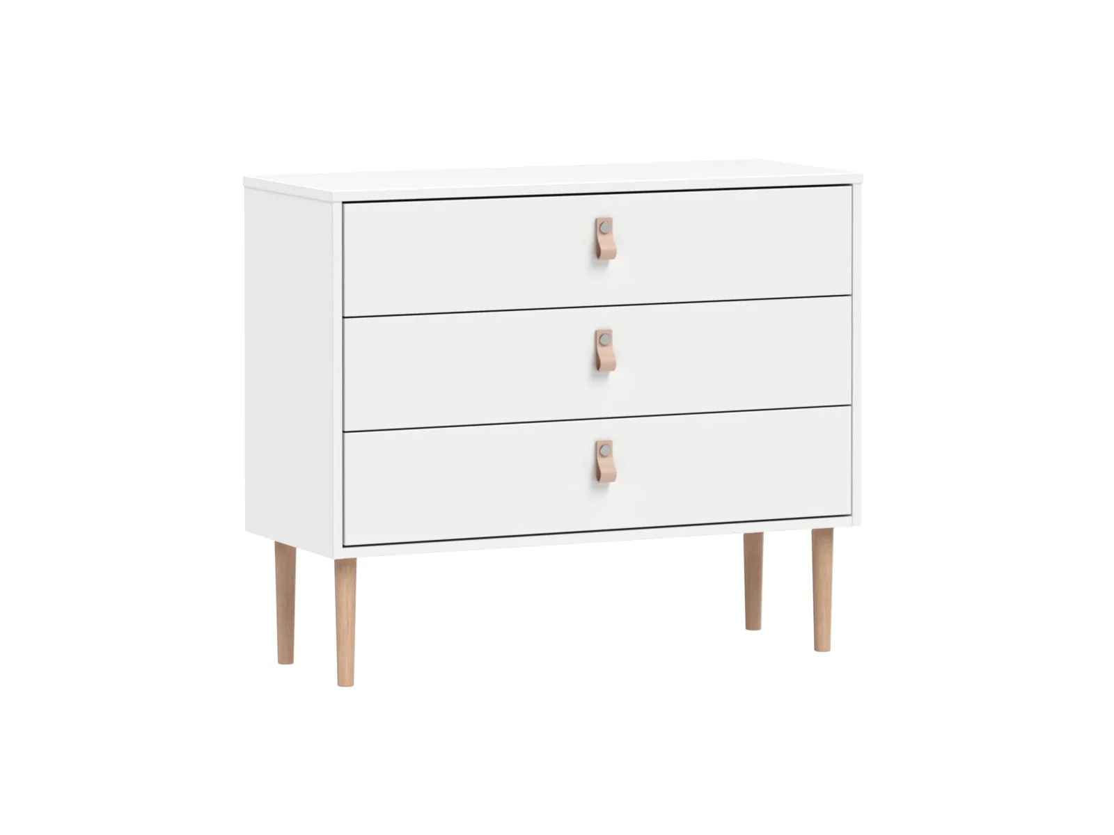 Hetki Lipasto 3 laatikkoa valkonen