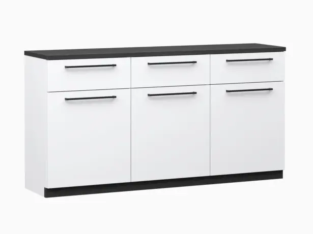 Havi Senkki 3 ovea ja 3 laatikkoa musta