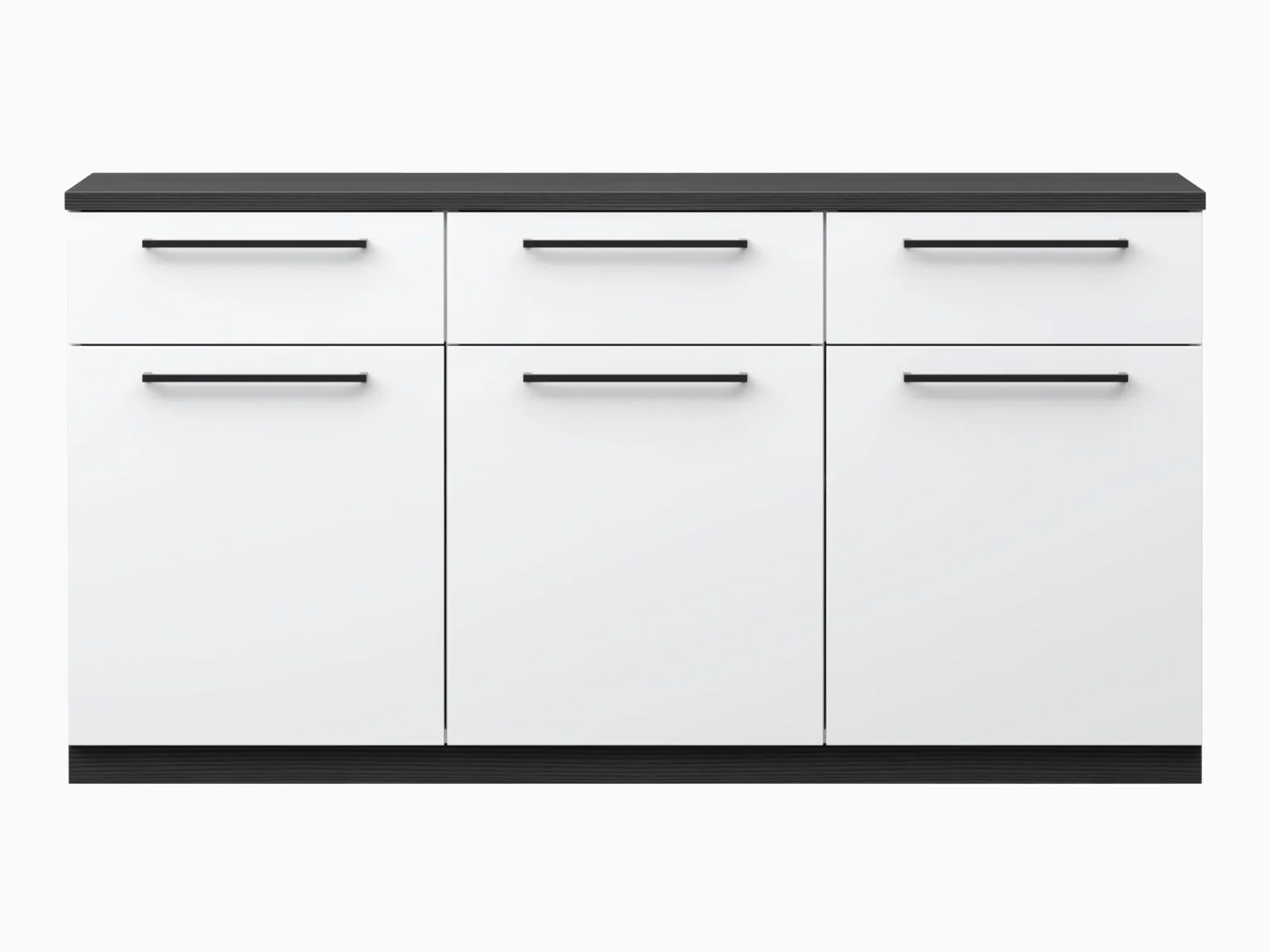 Havi Senkki 3 ovea ja 3 laatikkoa musta - Image 4