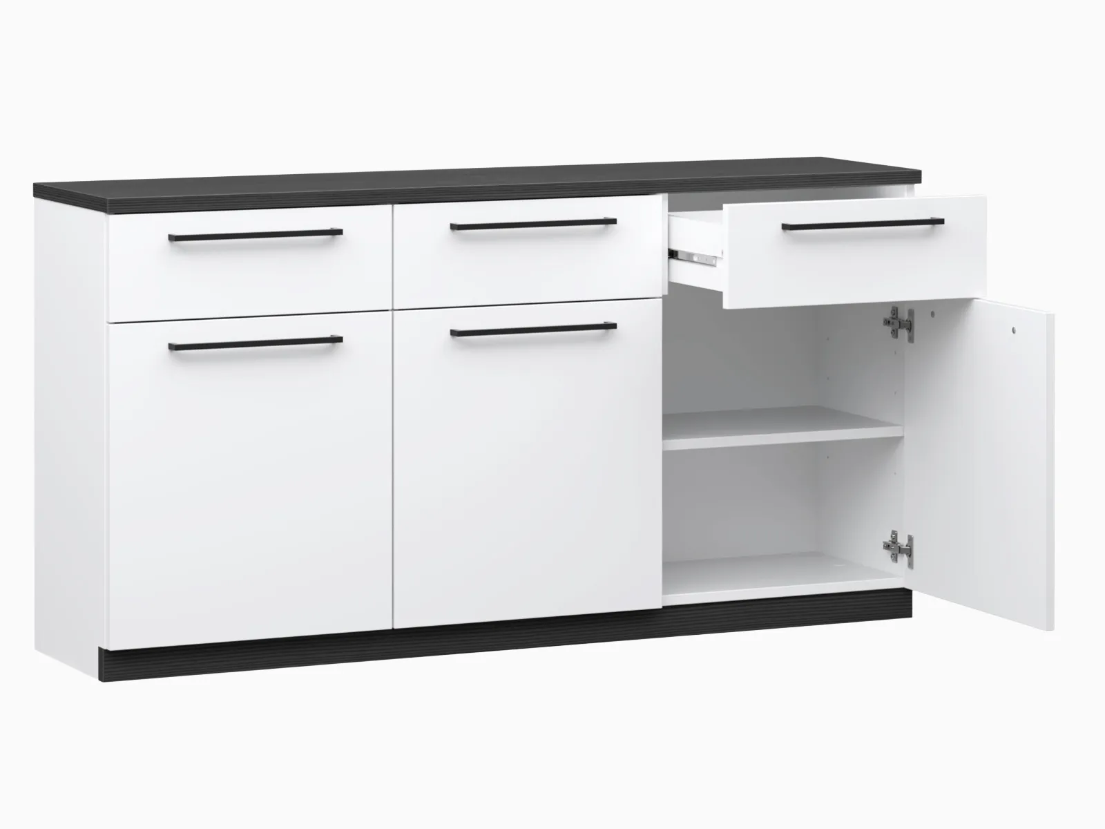 Havi Senkki 3 ovea ja 3 laatikkoa musta - Image 6