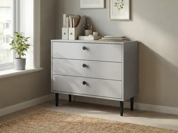 Hetki Lipasto 3 laatikkoa hiekka