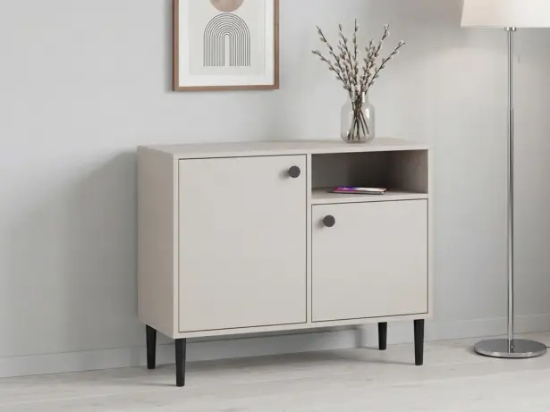 Hetki Lipastokaappi hiekka