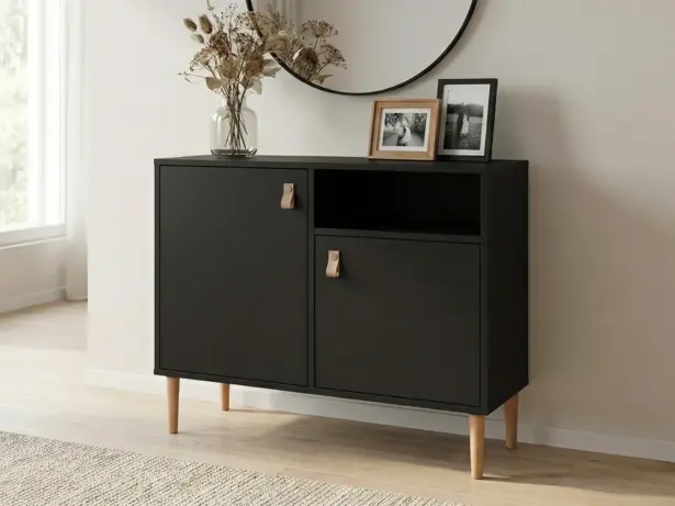 Hetki Lipastokaappi musta